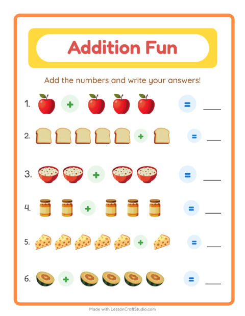 Preview of Missing Pieces worksheet featuring At the Supermarket for kindergarten