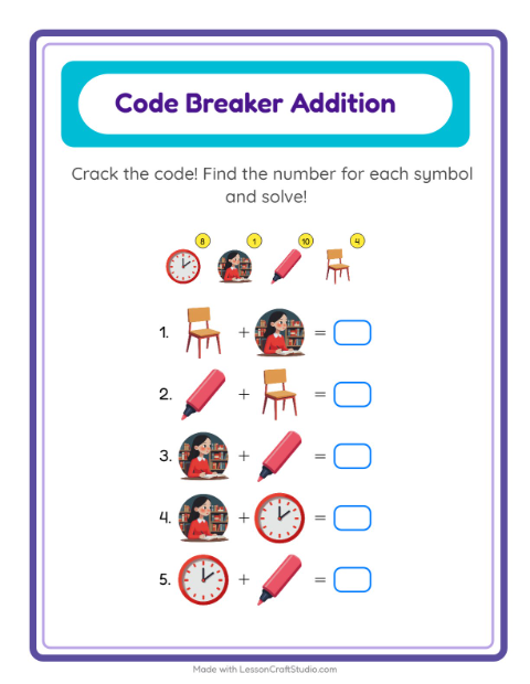 Preview of Math Worksheet worksheet featuring Thanksgiving for kindergarten