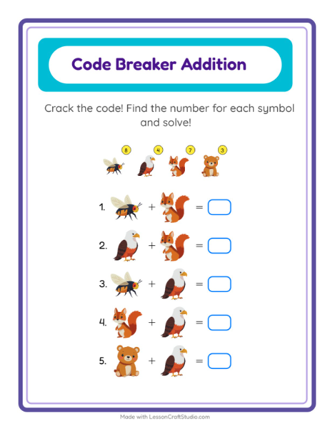 Preview of Subtraction worksheet featuring Hospital for kindergarten