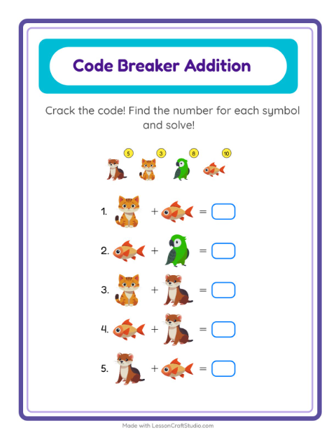 Preview of Subtraction worksheet featuring Spring for kindergarten