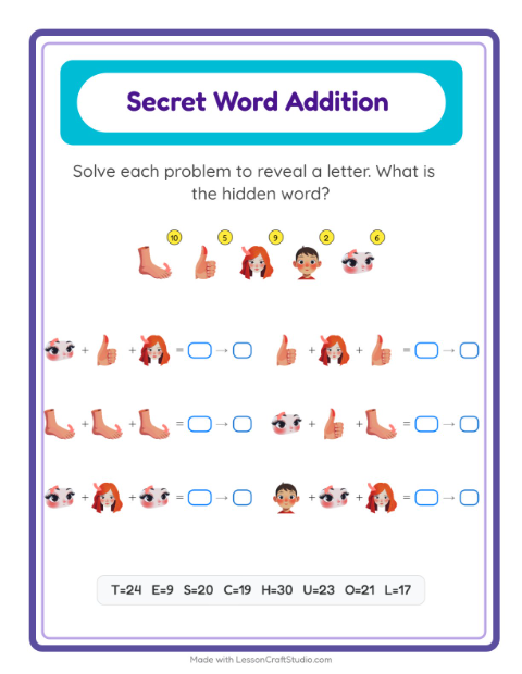 Preview of Math Worksheet worksheet featuring Kitchen Tools for kindergarten