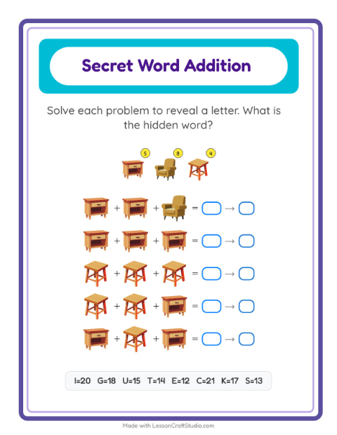 Preview of Picture Sort worksheet for kindergarten