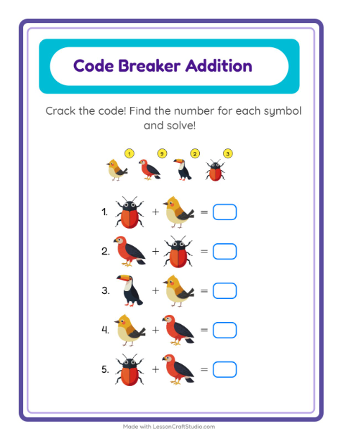 Preview of Find And Count worksheet featuring Classroom for preschool