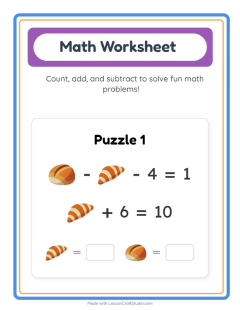 Preview of Cryptogram worksheet for kindergarten