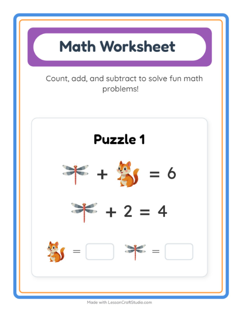 Preview of Code Addition worksheet featuring Spring for kindergarten