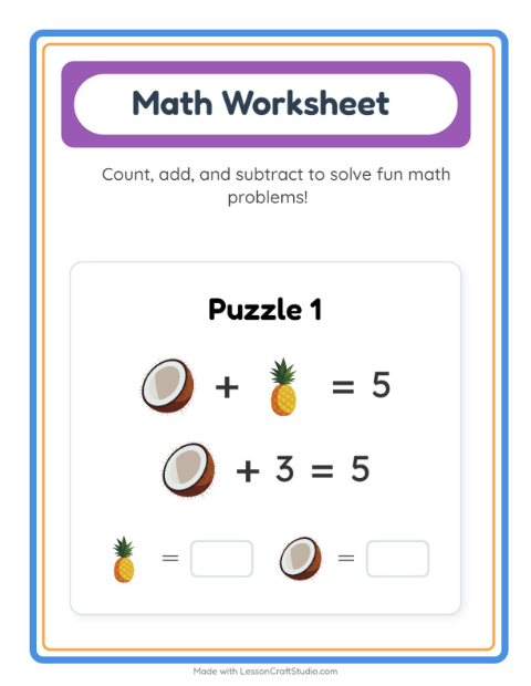 Preview of Picture Trail worksheet featuring Occupations for kindergarten