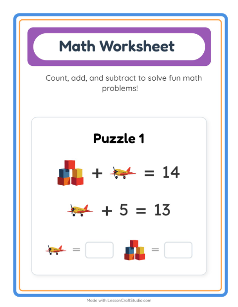 Preview of Missing Pieces worksheet featuring Easter for kindergarten