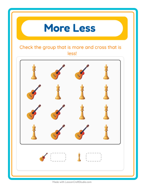 Preview of Find And Count worksheet featuring Activities for preschool