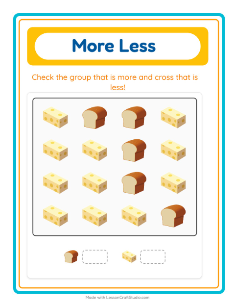 Preview of Find Objects worksheet featuring Accessories for kindergarten