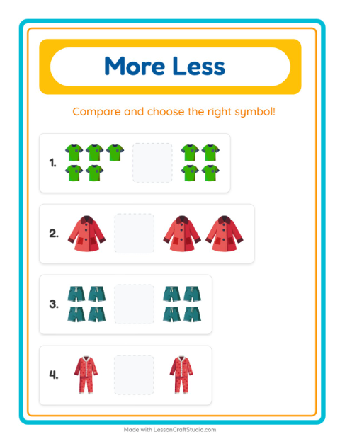 Preview of Subtraction worksheet featuring Birds 2 for kindergarten