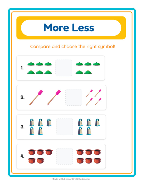 Preview of Subtraction worksheet featuring 4th of July for kindergarten