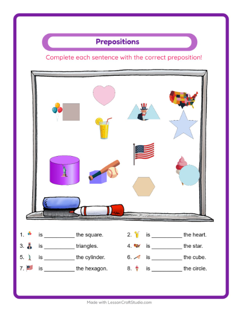 Preview of Picture Sort worksheet for kindergarten