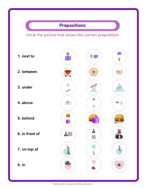 Preview of Find And Count worksheet featuring Furniture for kindergarten