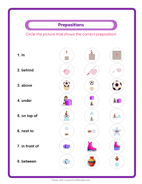 Preview of Subtraction worksheet featuring Camping for kindergarten