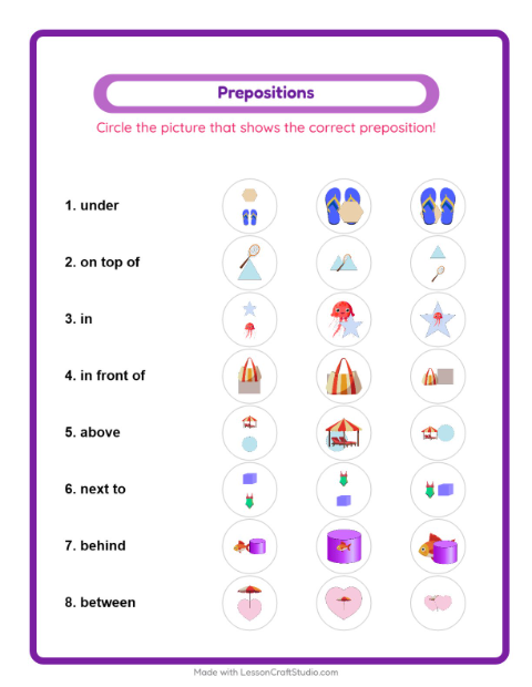 Preview of Picture Trail worksheet featuring Birds for kindergarten