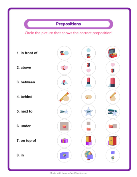 Preview of Big Or Small worksheet featuring Tools for preschool