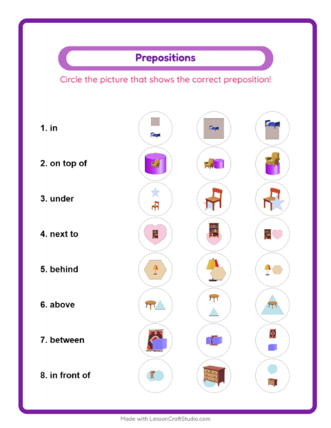 Preview of Math Worksheet worksheet featuring Birds 2 for kindergarten