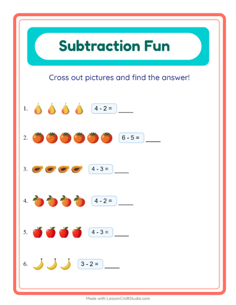 Preview of Find And Count worksheet featuring Summer for kindergarten