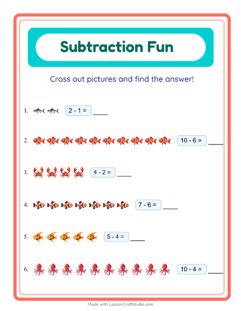 Preview of Addition worksheet featuring Accessories for kindergarten