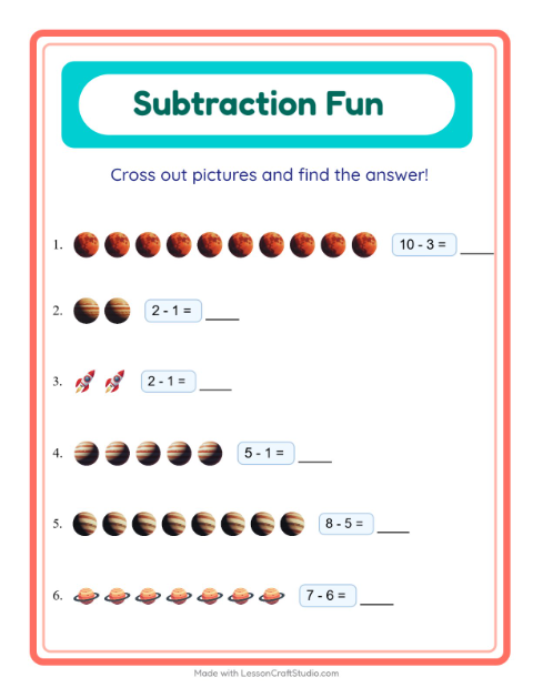 Preview of Find And Count worksheet featuring Around the House for preschool