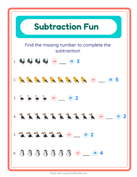 Preview of More Or Less worksheet featuring Tools for preschool