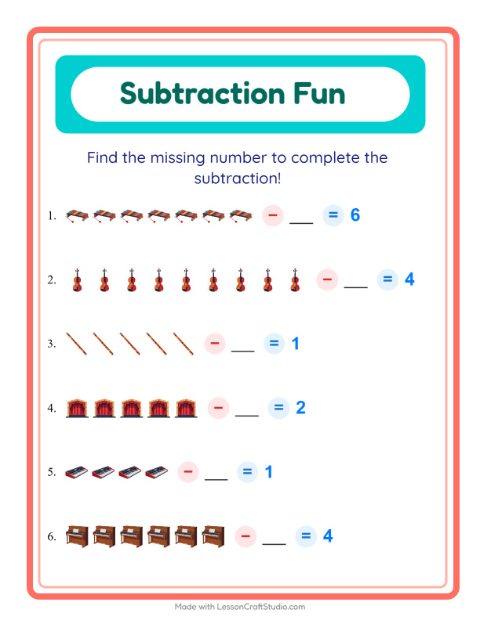 Preview of Picture Trail worksheet featuring Trees for kindergarten