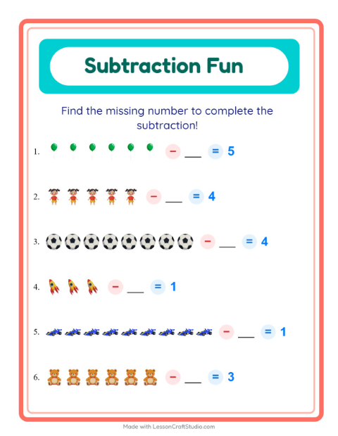 Preview of Picture Trail worksheet featuring Summer for kindergarten