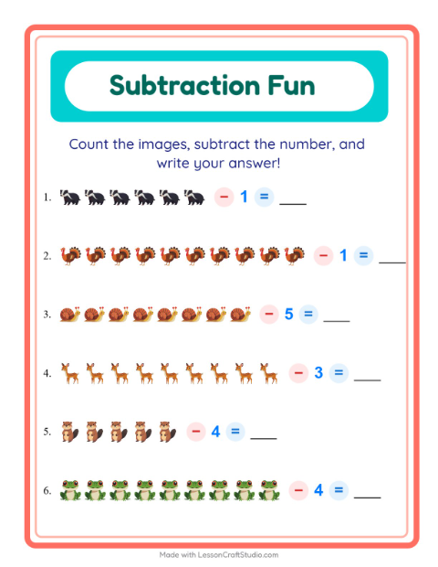 Preview of Pattern Train worksheet featuring Reptiles and Amphibians for kindergarten