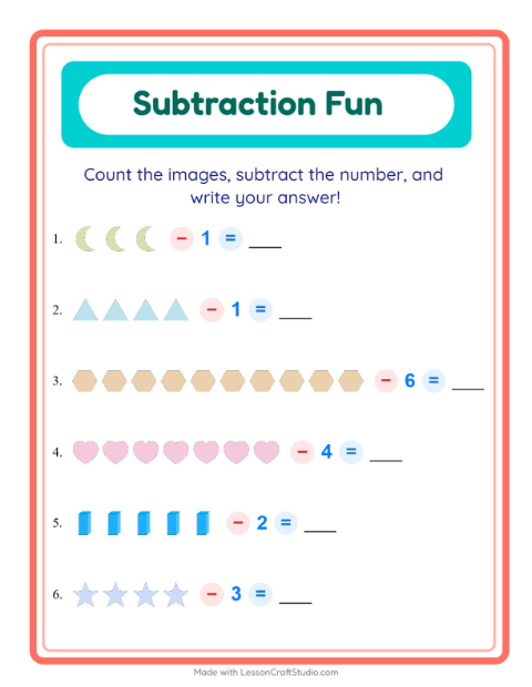 Preview of Addition worksheet featuring Kitchen Tools for kindergarten