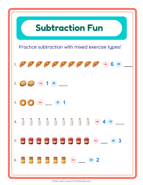 Preview of Missing Pieces worksheet featuring Animals for kindergarten