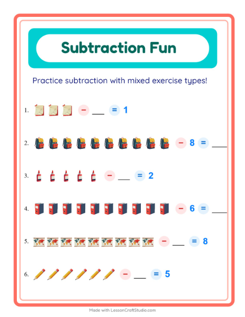 Preview of Addition worksheet featuring Clothing for kindergarten