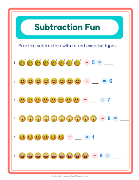 Preview of Math Puzzle worksheet featuring Toys for grade 1