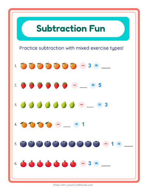 Preview of Addition worksheet featuring Flowers for kindergarten