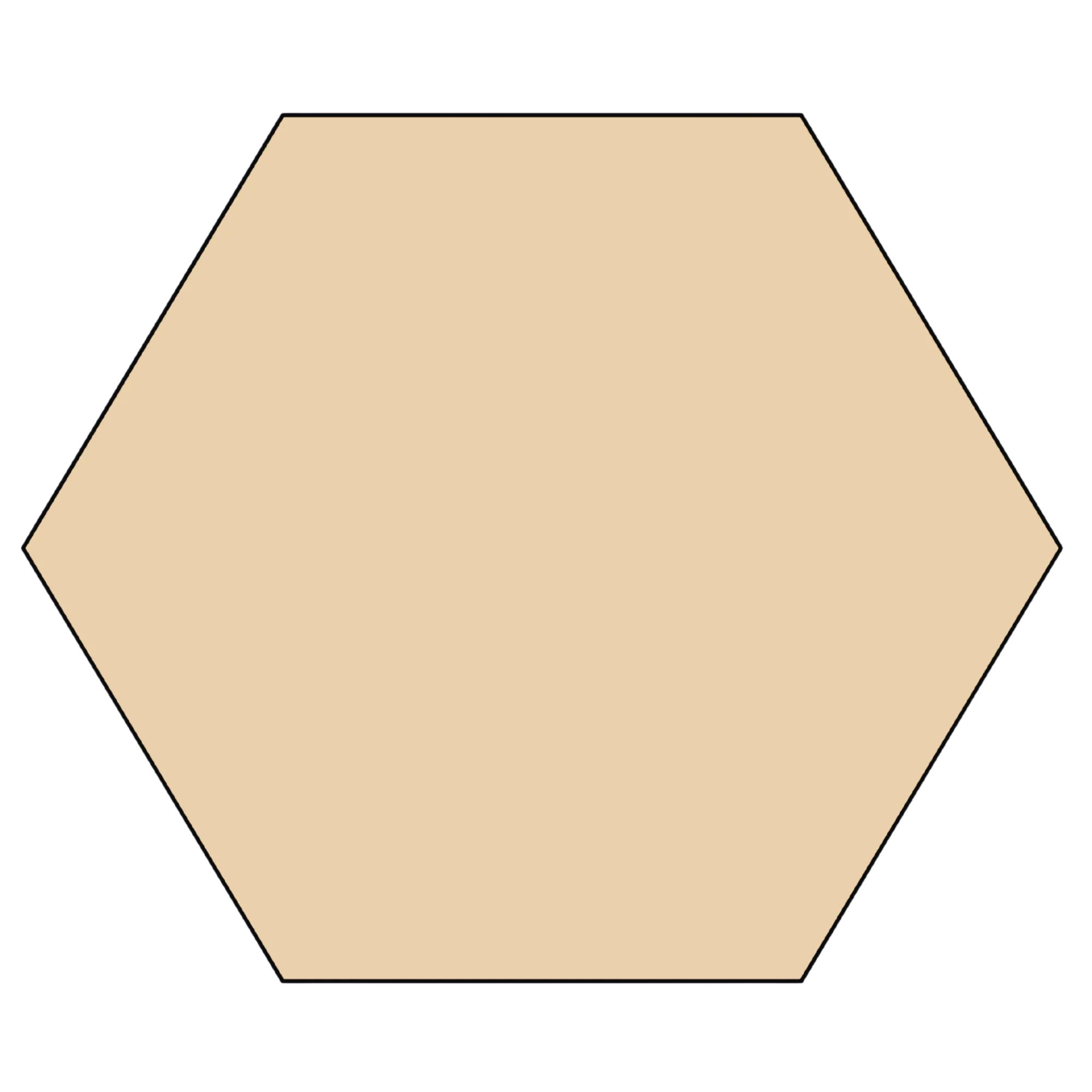 Hexagon — themed educational image