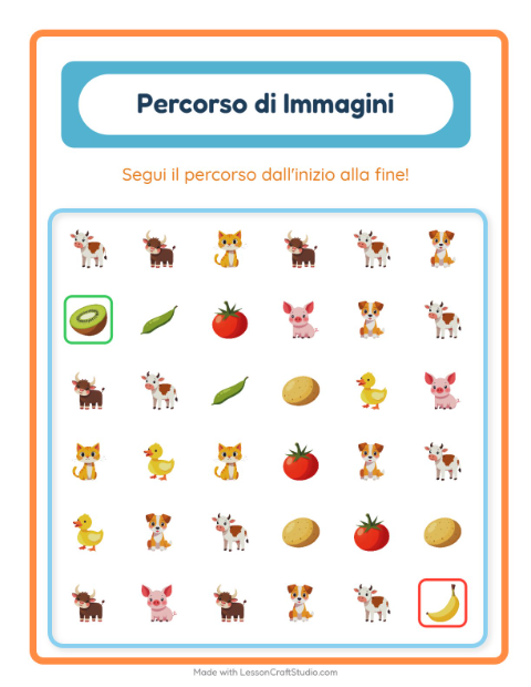 Anteprima della scheda di Percorso Illustrato per Scuola dell'infanzia (5-7 anni)