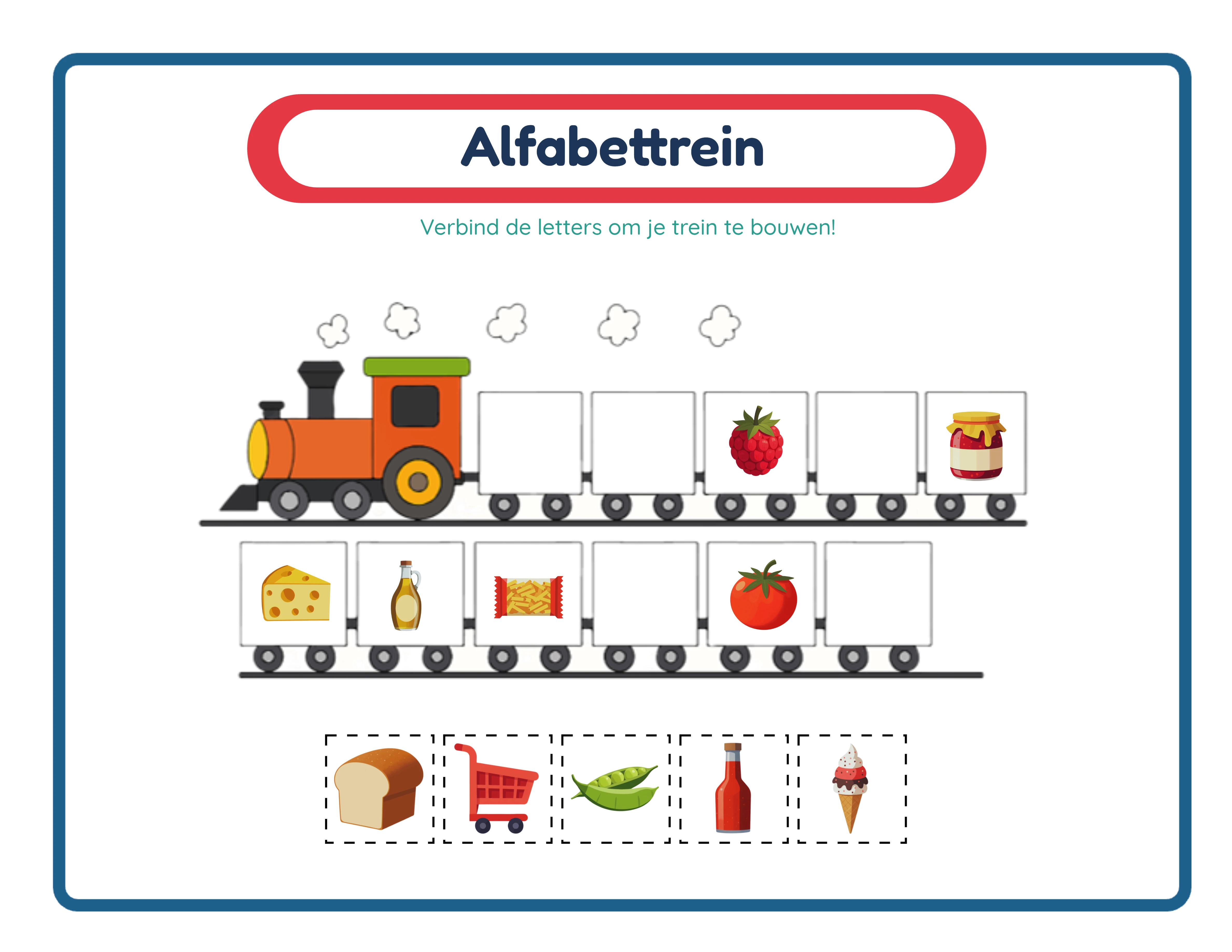 Alphabet train — themed letter learning