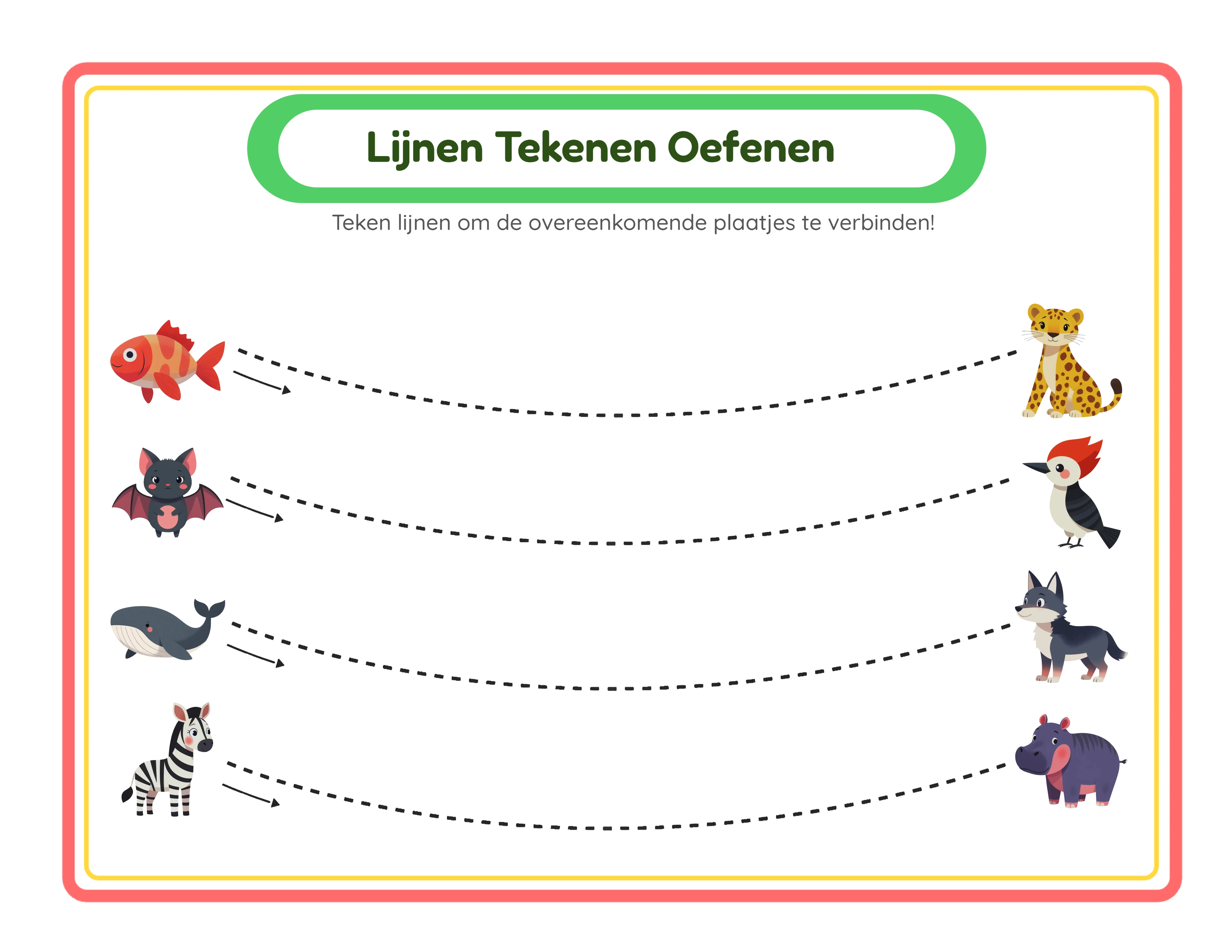 Drawing lines — curved line practice