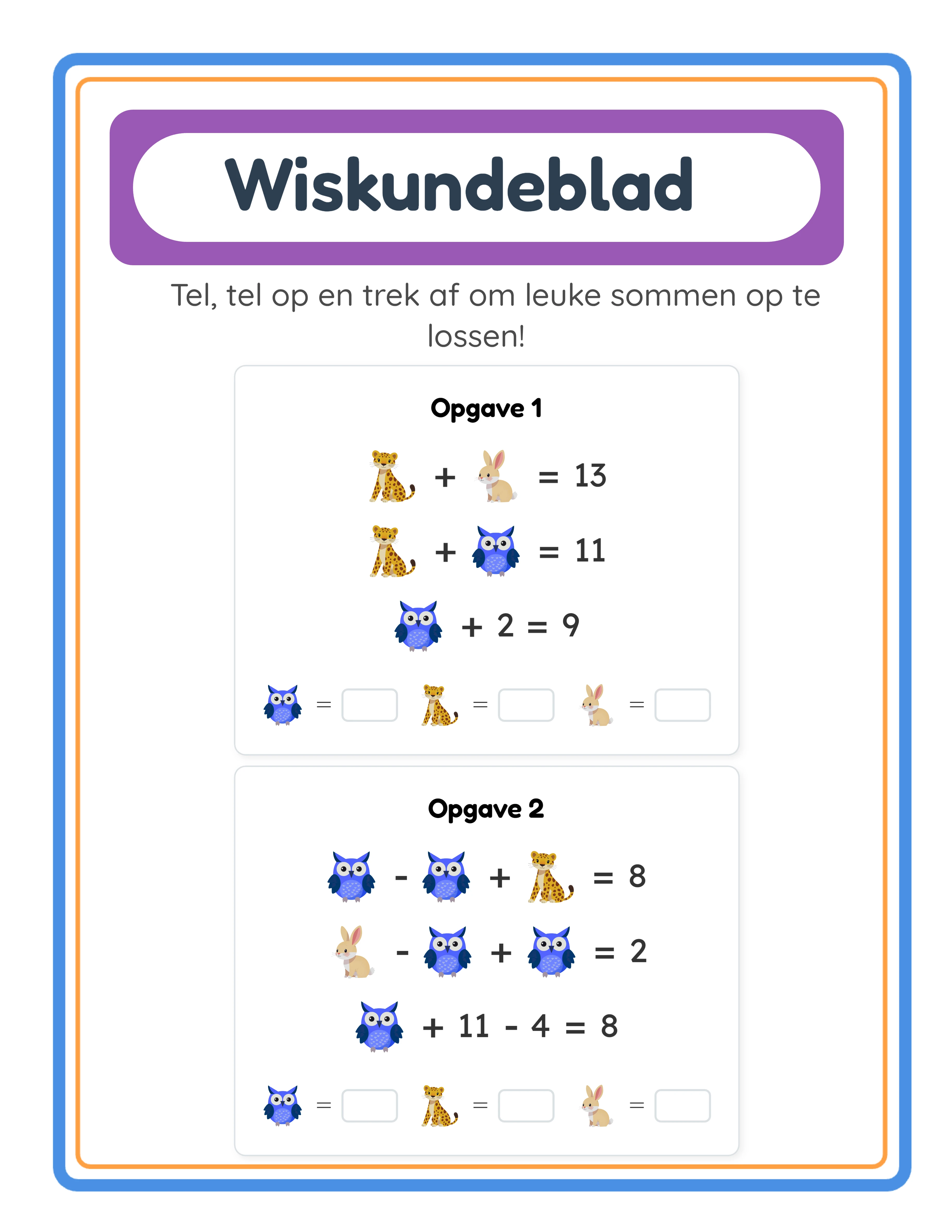 Math worksheet — advanced picture algebra