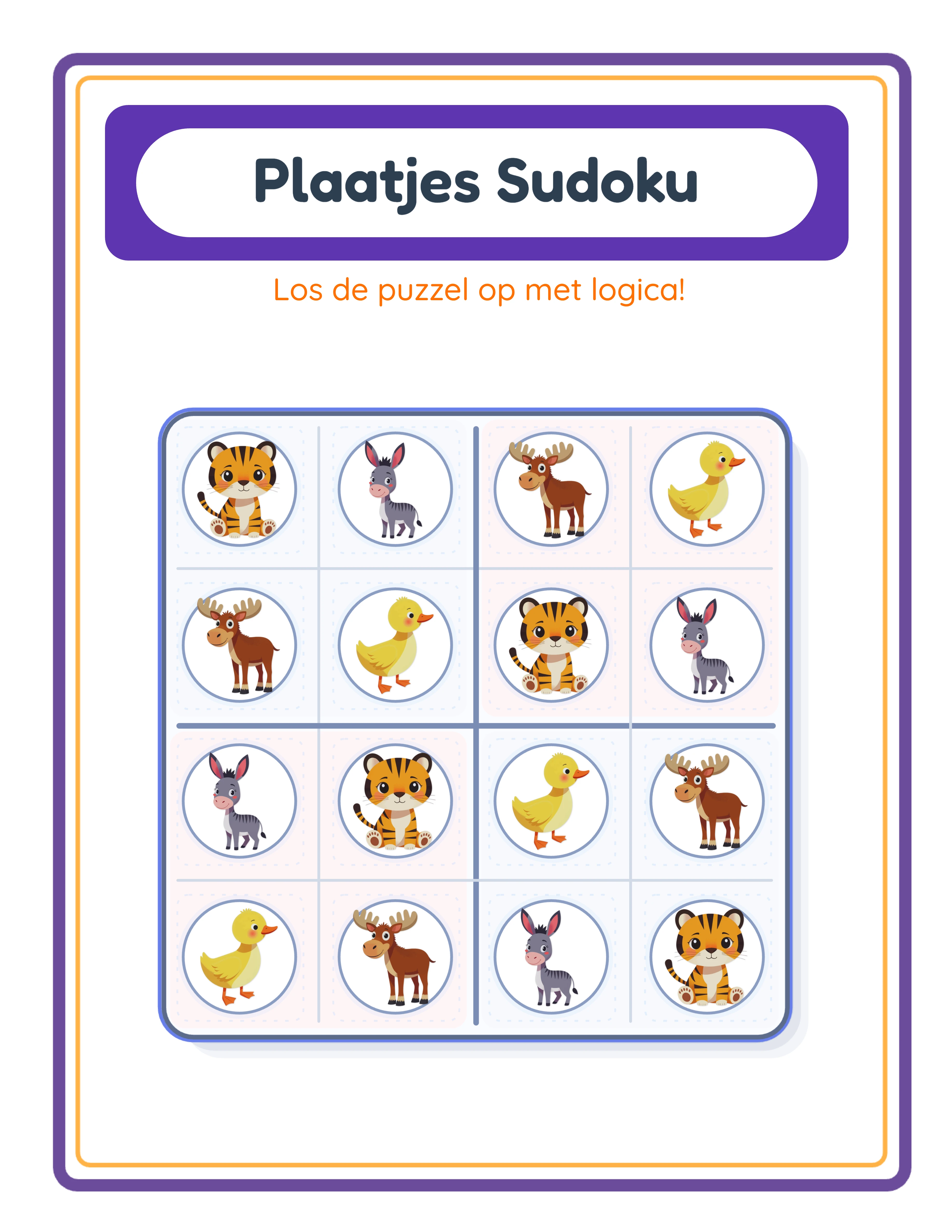 Picture sudoku answer key