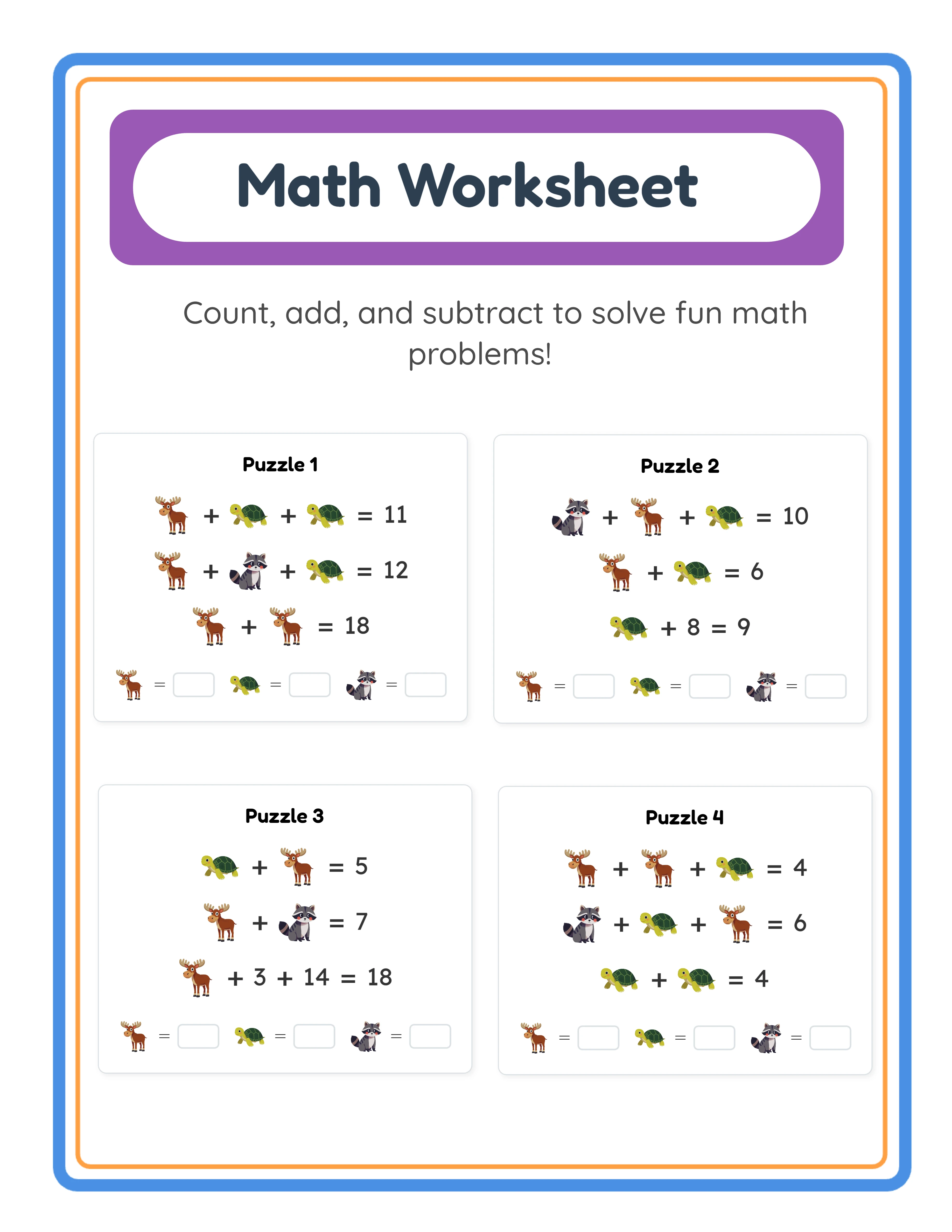 Math Worksheet advanced worksheet