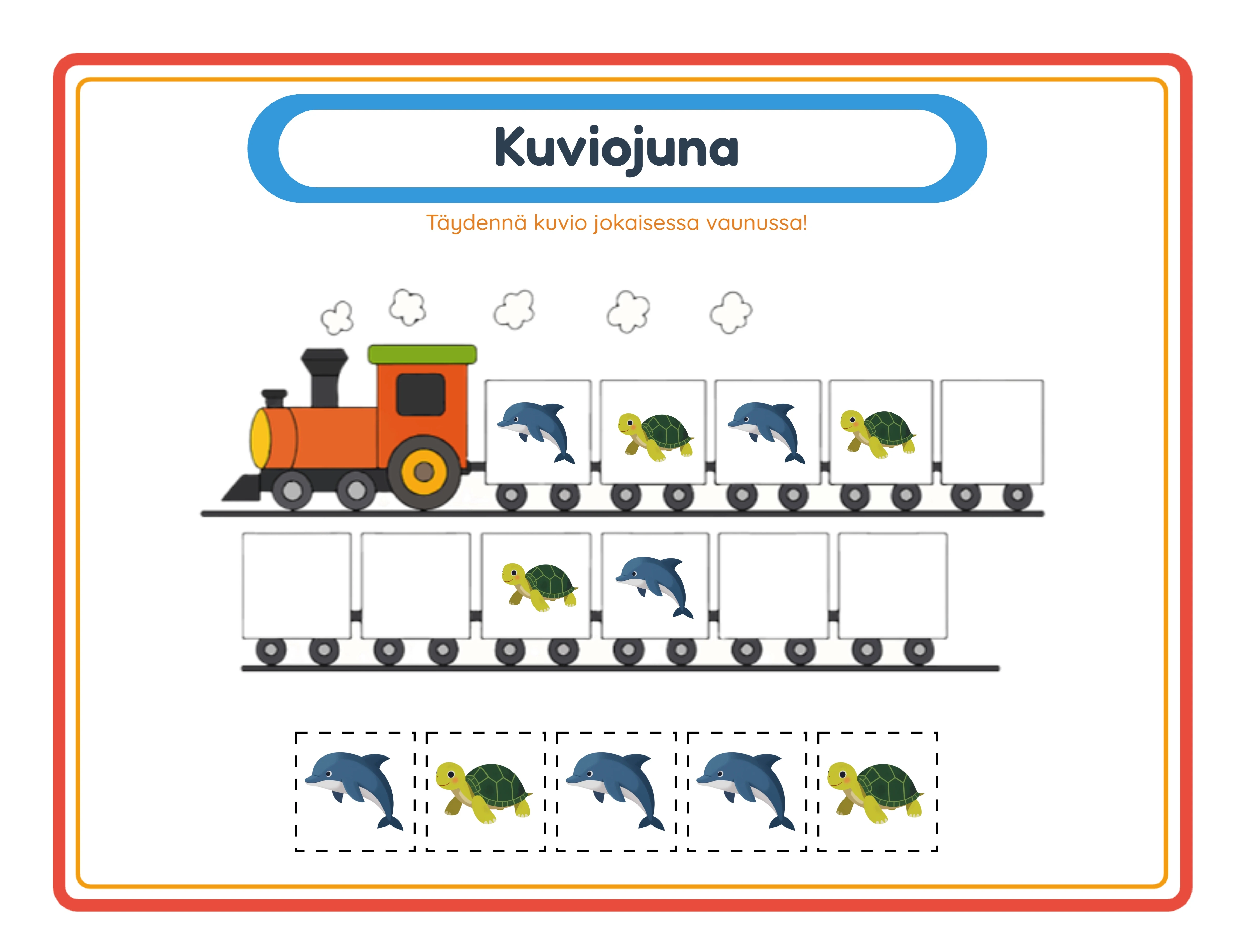 Pattern train — themed pattern practice